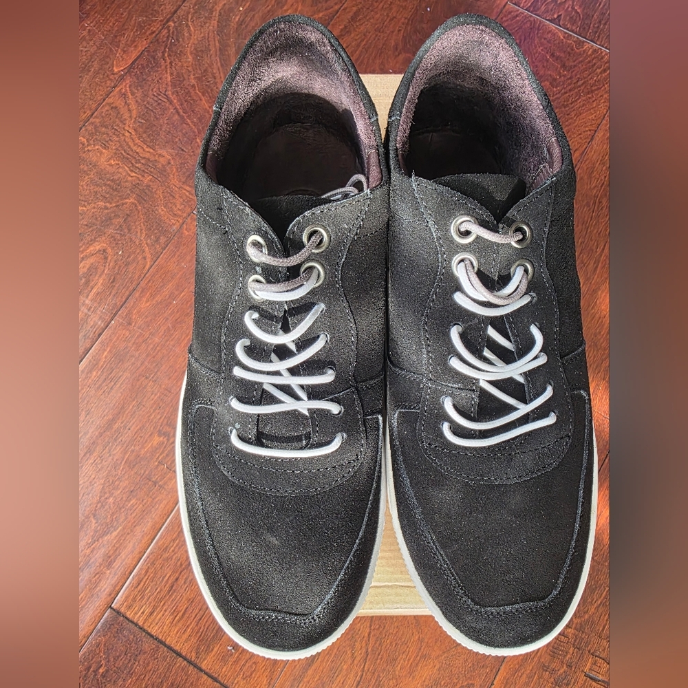 Suede Black Men's Sneakers - Picture 10 of 10
